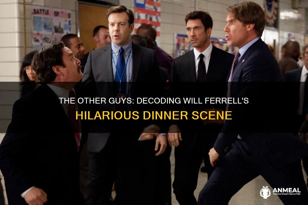 will ferrell the other guys dinner scene