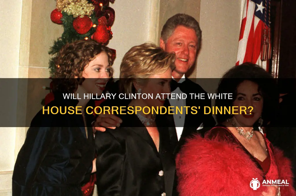 will hillary attend correspondants dinner