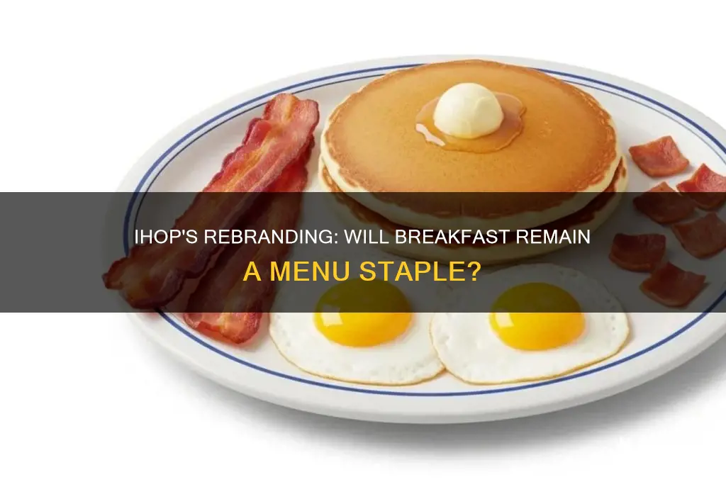 will ihob still sell breakfast