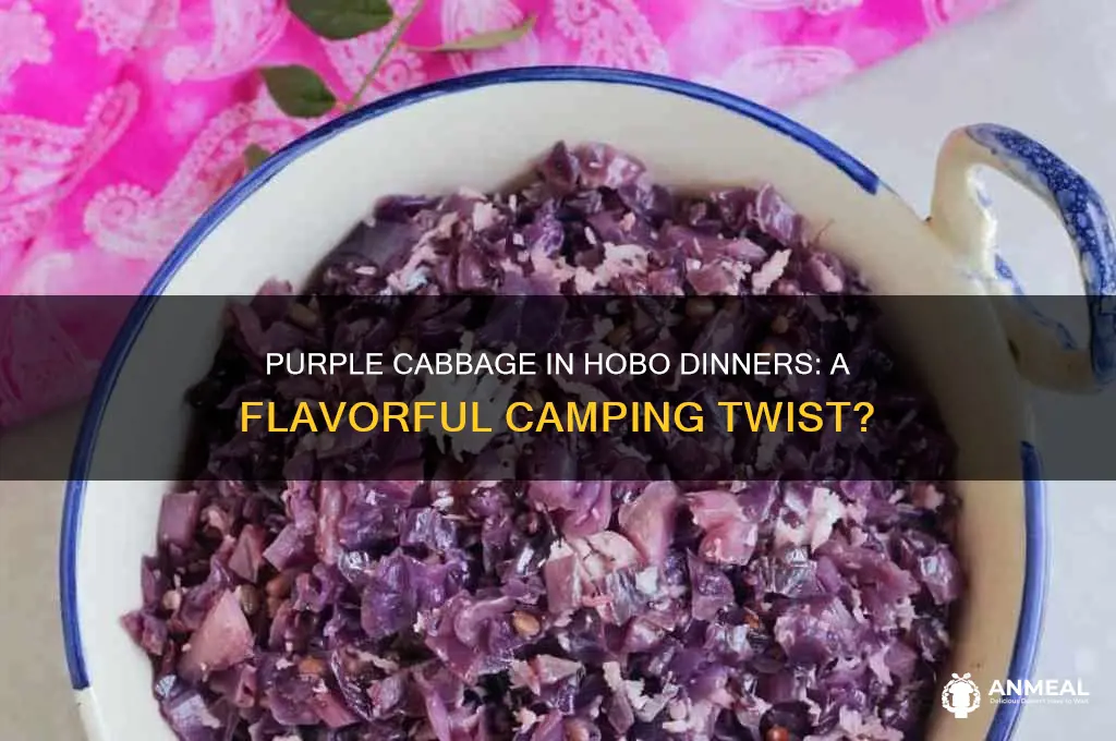 will purple cabbage work in a hobo dinner
