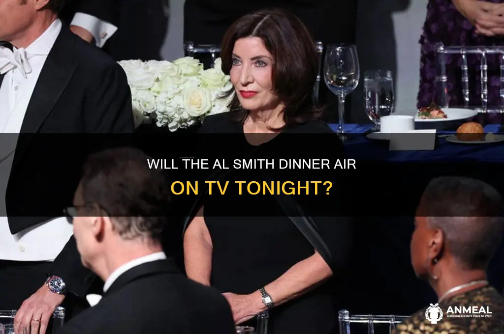 will the al smith dinner be televised tonight