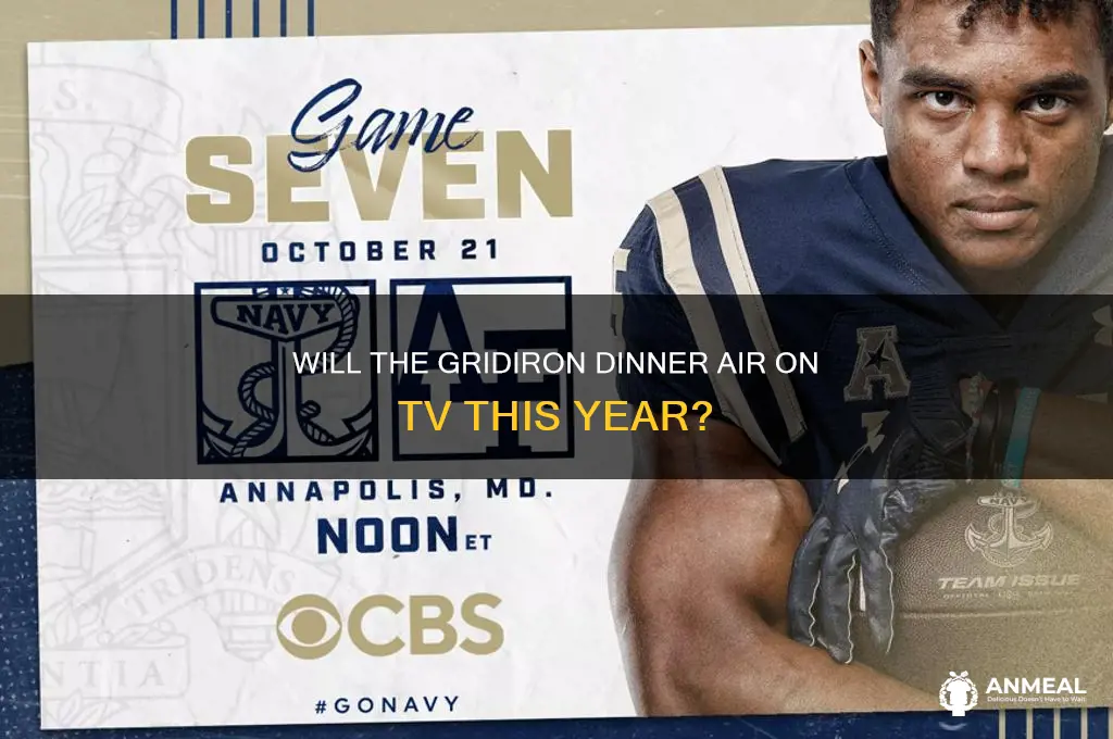 will the gridiron dinner be shown on tv