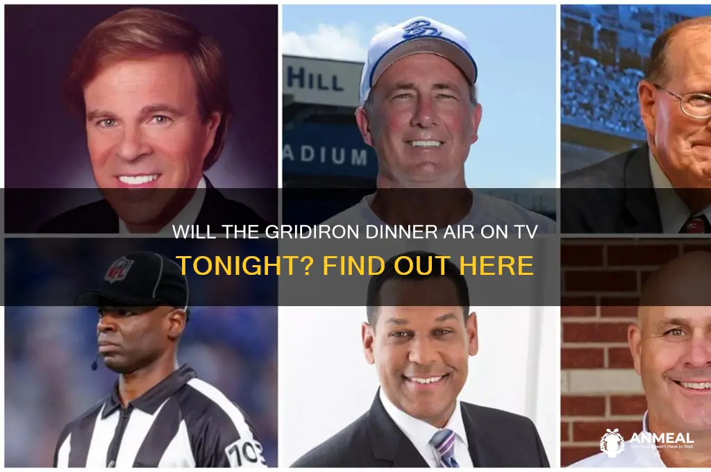 will the gridiron dinner be televised tonight