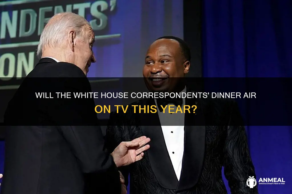 will the white house correspondents dinner be aired on tv