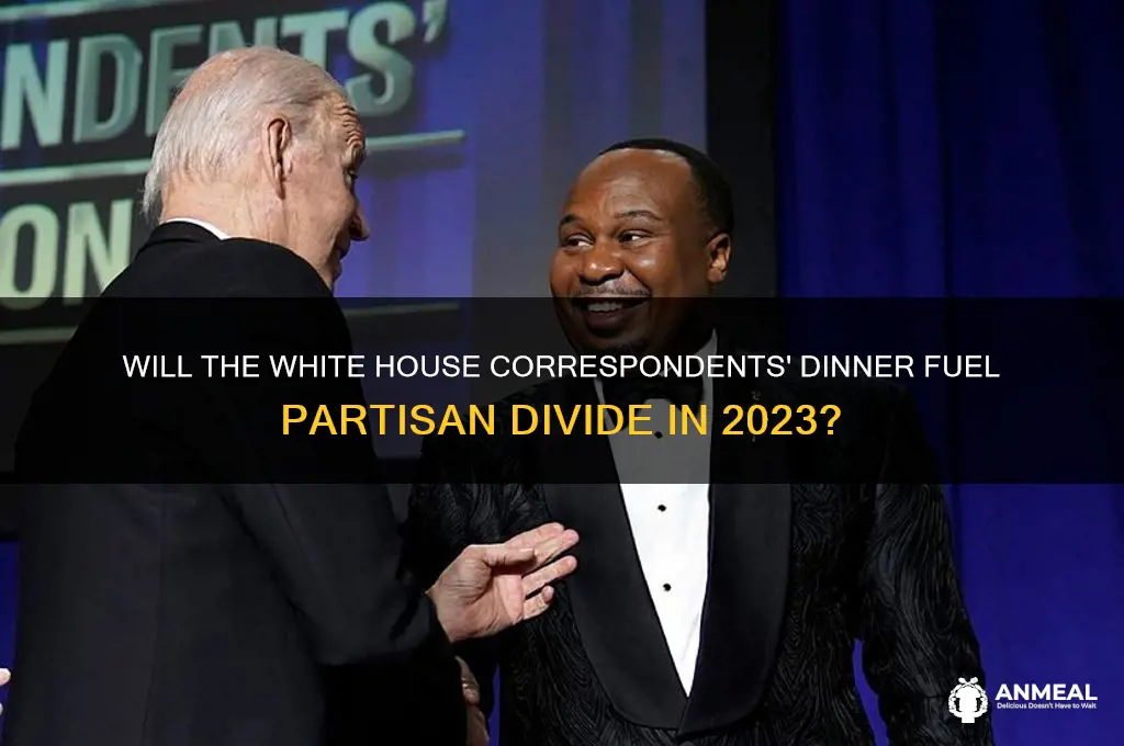 will the white house correspondents dinner be partisan