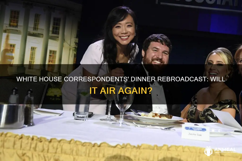 will the white house correspondents dinner be rebroadcast