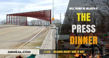 Trump's Absence: Who Will Replace Him at the Press Dinner?