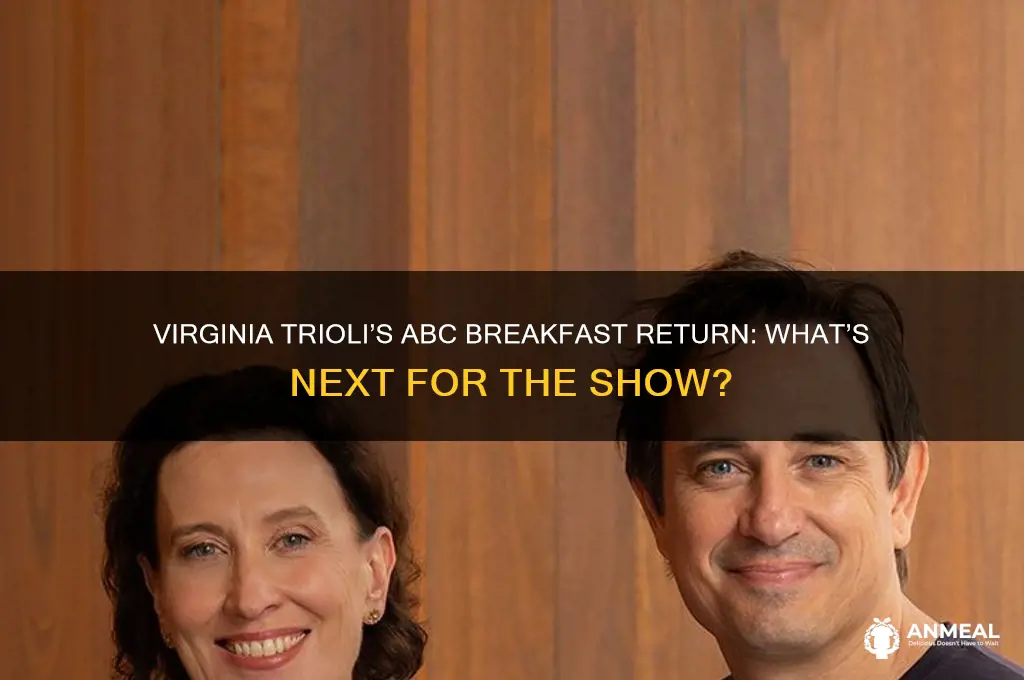 will virginia trioli return to abc breakfast