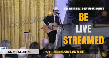 Will the White House Governors Dinner Be Live Streamed?