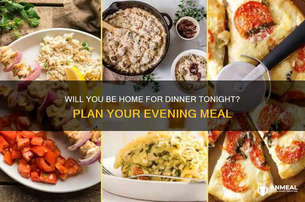 will you be home for dinner tonight