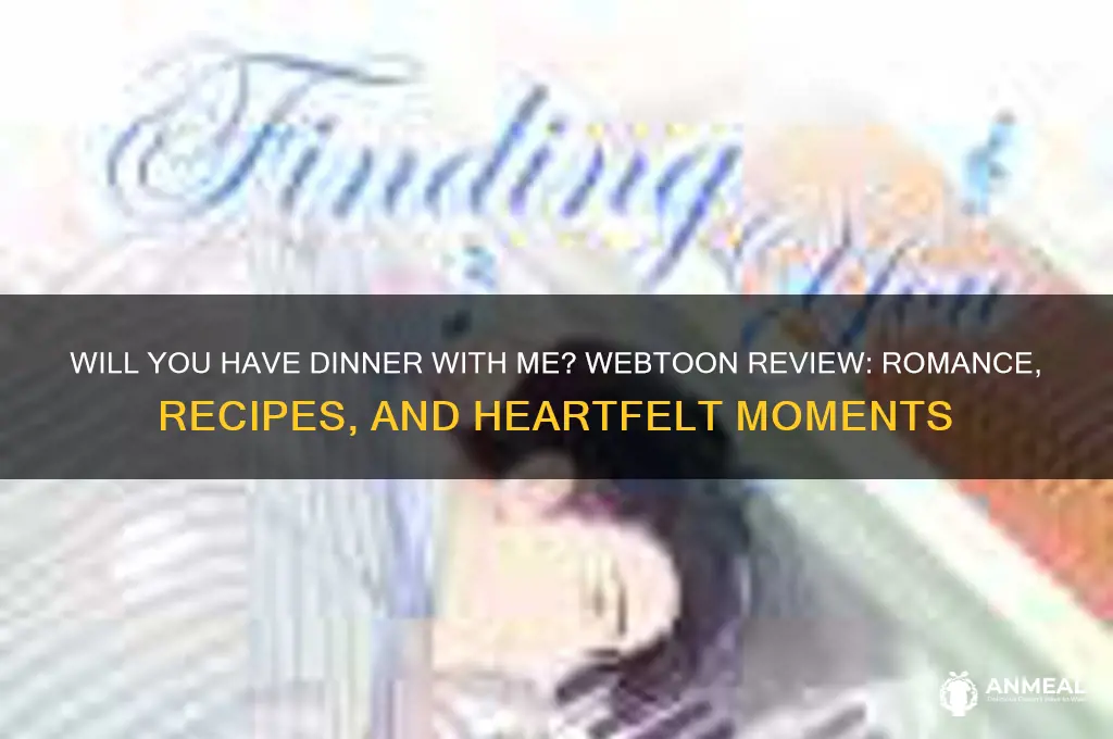 will you have dinner with me webtoon