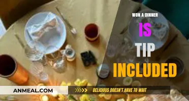 Is the Tip Included When You Win a Free Dinner?