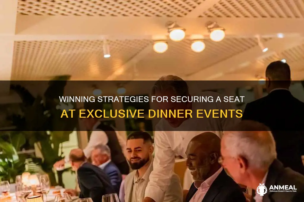 won seat dinner