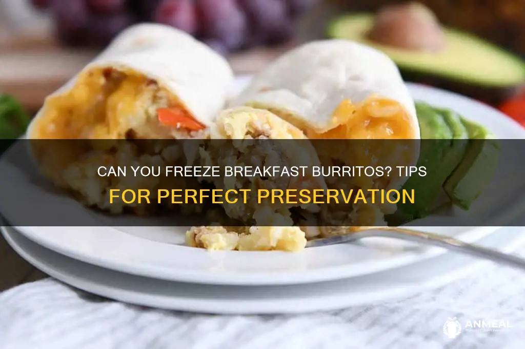 would breakfast burritos freeze well