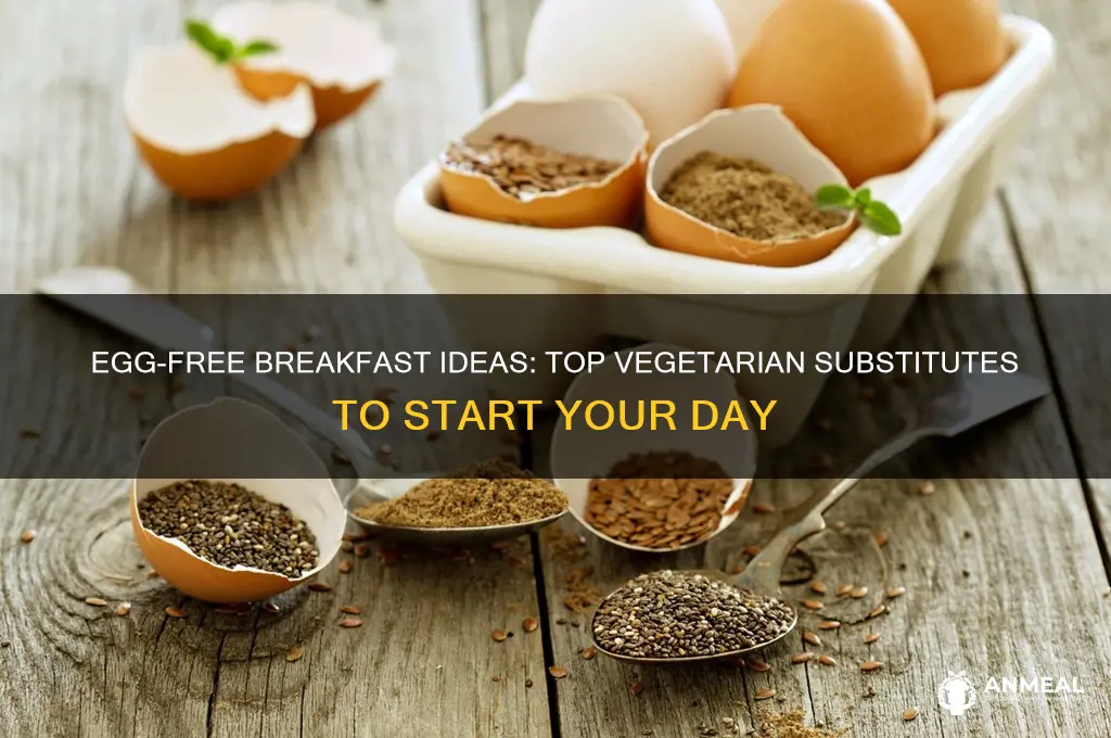 would do vegitarians substitue for eggs with breakfast