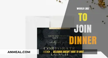 Join Us for Dinner: A Warm Invitation to Share a Meal