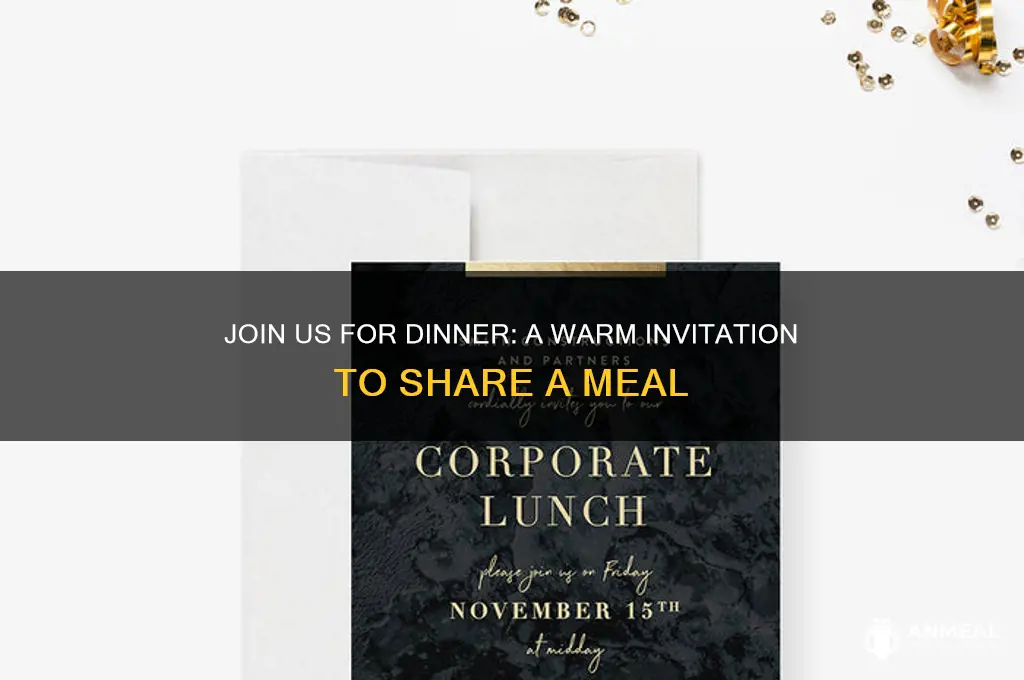 would like to join dinner