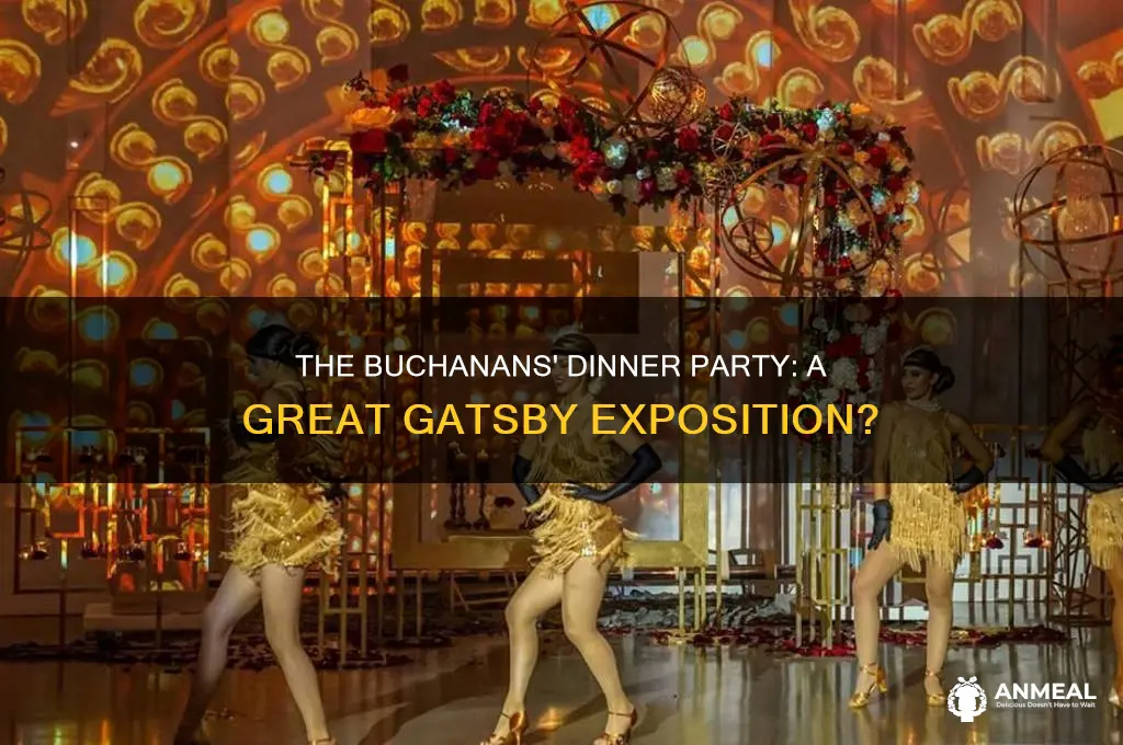 would the dinner party at the buchanans be a exposition