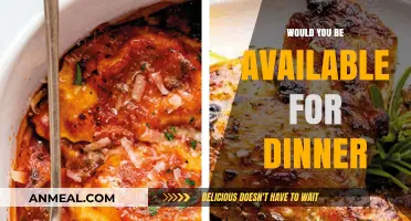 Dinner Plans: Are You Free Tonight from 8 to 10?
