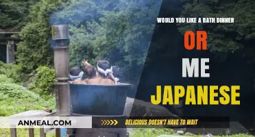 Bath, Dinner, or Me? Exploring Unique Japanese Cultural Experiences