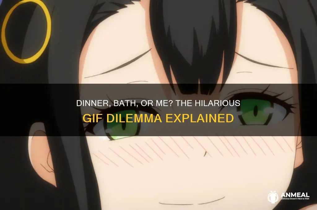 would you like dinner a bath or me gif