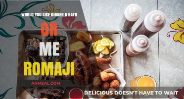 Dinner, Bath, or Me? Decoding the Romaji Dilemma in Relationships