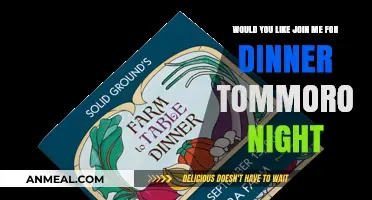Join Me for a Delightful Dinner Tomorrow Night – Let’s Connect!