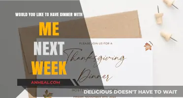 Join Me for Dinner Next Week: Let’s Connect and Enjoy!