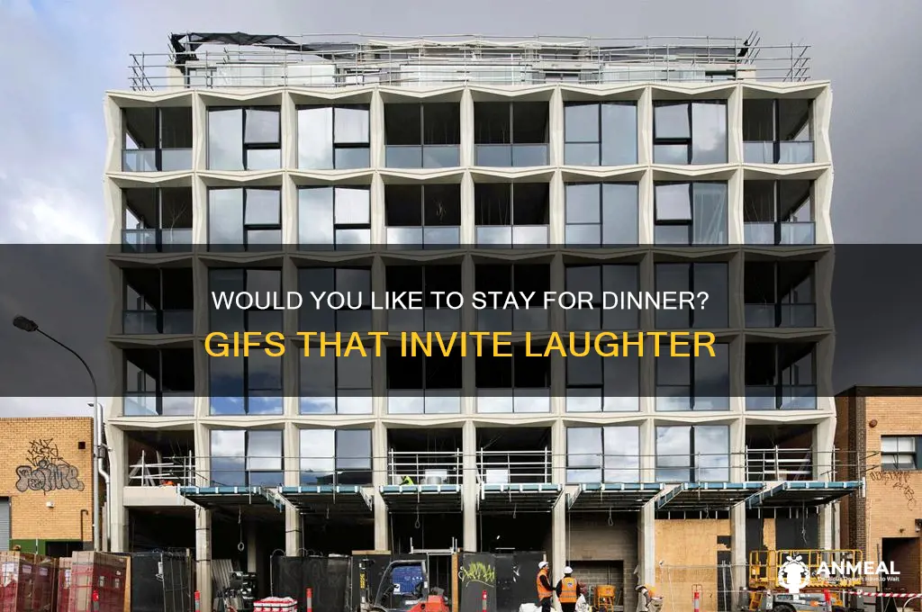 would you like to stay for dinner gif