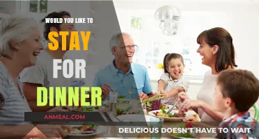 Would You Like to Stay for Dinner? Exploring the Joy of Sharing Meals