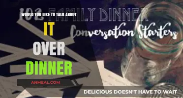Let’s Discuss It Over Dinner: Turning Conversations into Connections