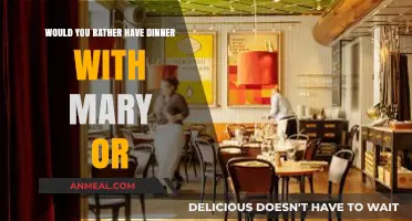 Mary or Another? Who Would You Rather Dine With?